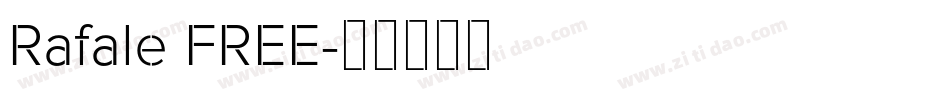 Rafale FREE字体转换